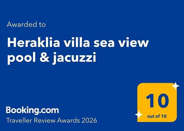 Villa Heraklia Sea View Pool & Jacuzzi