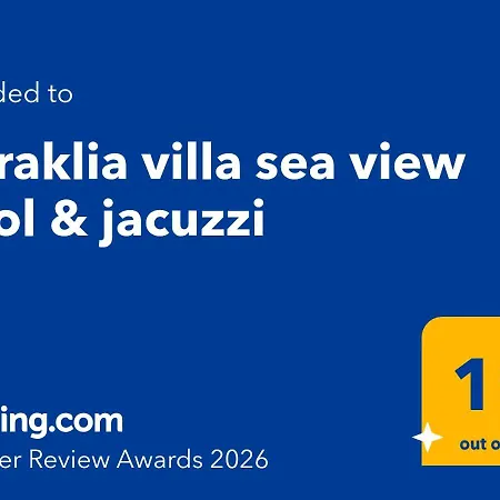 Vilă Heraklia Sea View Pool & Jacuzzi